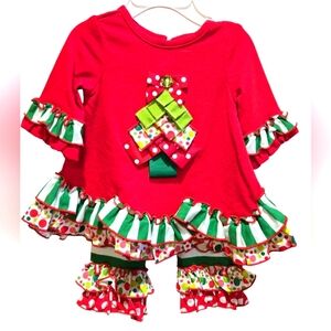 Rare Edition 2PIECE Christmas Set 6mos NWOT